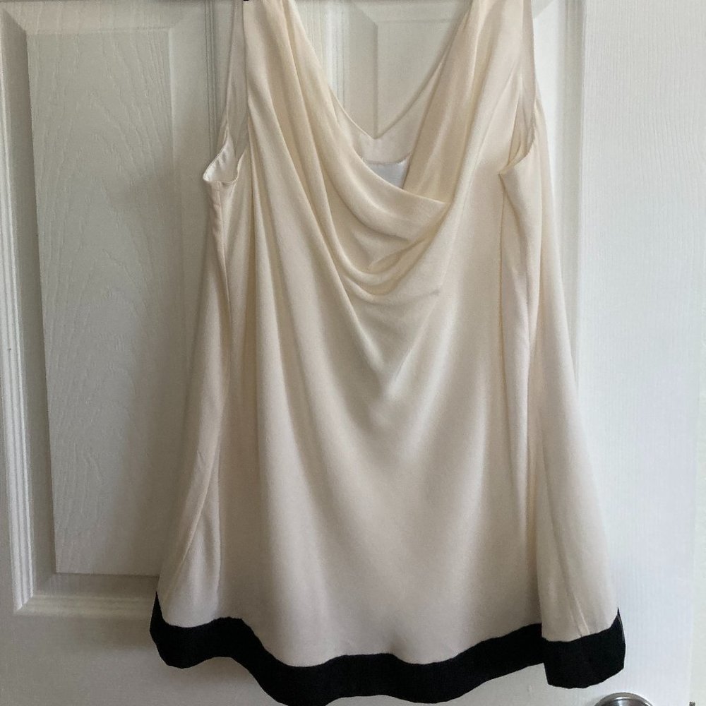 White House Black Market silk top - size M